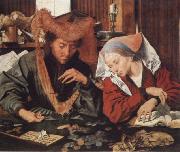 Marinus van Reymerswaele Money-changer and his wife china oil painting reproduction